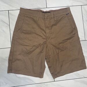 Vans 20” Authentic Chino Relaxed Fit Men’s Shorts Size 30 Waist Tan Khaki NWOT